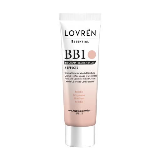 Lovren essential bb cream bb1 tonalità media 25ml Lovren