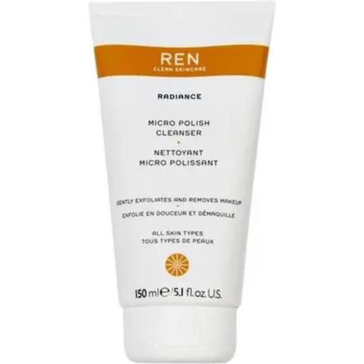 Ren Clean Skincare radiance gel viso detergente 150ml Ren Clean Skincare
