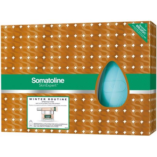Somatoline winter routine volume effect crema giorno 50ml + contorno occhi/labbra 15ml + honeycomb blossom homedics