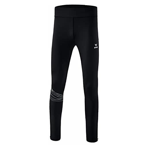 Erima leggings corsa lungo, nero, xl uomo
