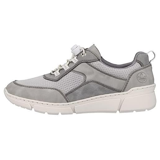 Rieker m0150, scarpe da ginnastica donna, grigio, 38 eu