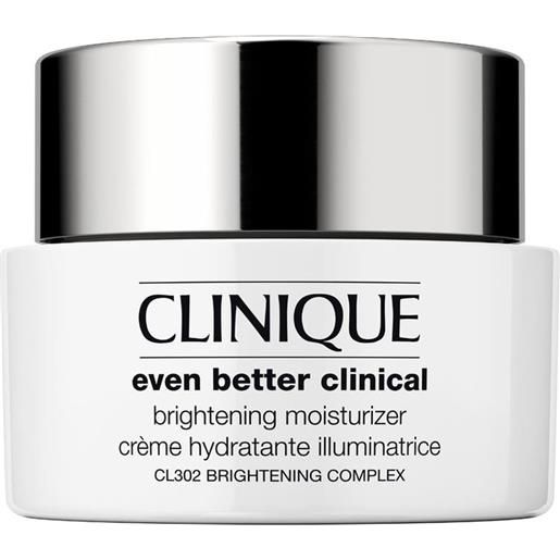 Clinique even better clinical brightening moisturizer - formula leggera che idrata ed aiuta ad attenuare visibilmente le discromie 50 ml