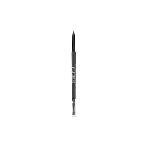 Artdeco ultra fine brow liner matita per sopracciglia 2in1 11 coal 0,9 g