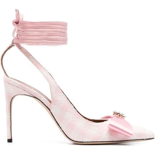 Malone Souliers pumps emily con fiocco 95mm - rosa