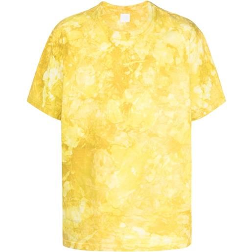 Alchemist t-shirt con fantasia tie-dye - giallo