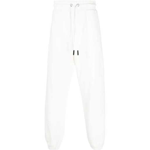 Palm Angels pantaloni sportivi con applicazione - bianco