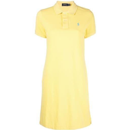 Polo Ralph Lauren abito con ricamo - giallo