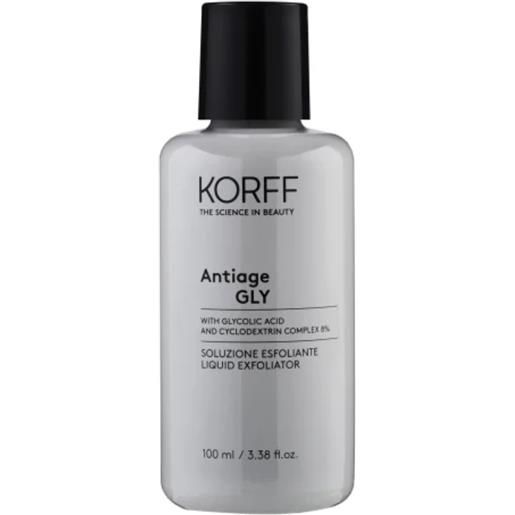 KORFF Srl korff soluzione esfoliante antiage gly - trattamento rigenerante antirughe - 100 ml