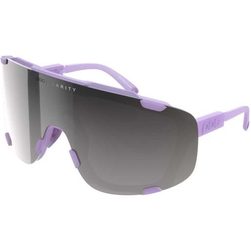 Poc devour sunglasses trasparente violet silver mirror/cat3