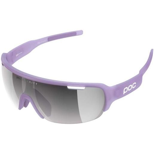 Poc do half blade sunglasses trasparente violet silver mirror 10.0/cat3
