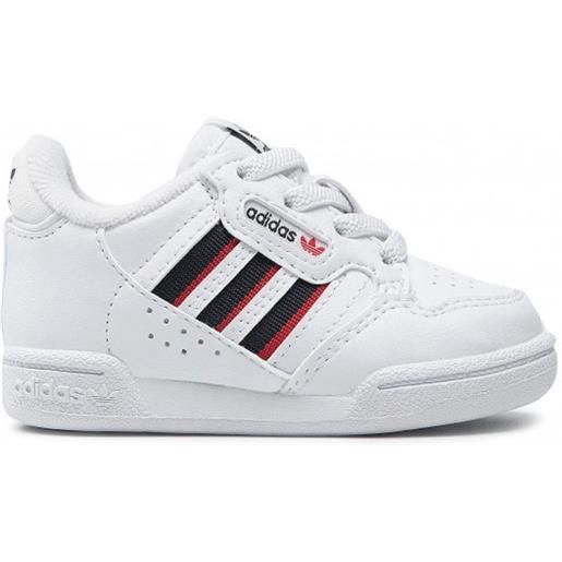 Adidas scarpe continental 80 stripes - white - 22