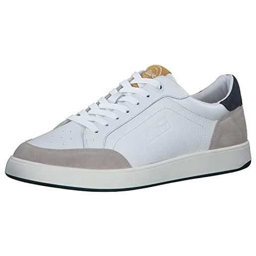 s.Oliver 5-5-13633-30, sneaker uomo, bianco (white navy), 44 eu