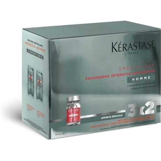 Kérastase kerastase specifique kit aminexil homme anticaduta uomo 30*6ml - fiale anticaduta lenitive capelli fragili propensi alla caduta