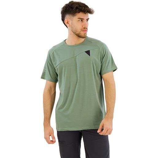 KlÄttermusen fafne short sleeve t-shirt verde m uomo