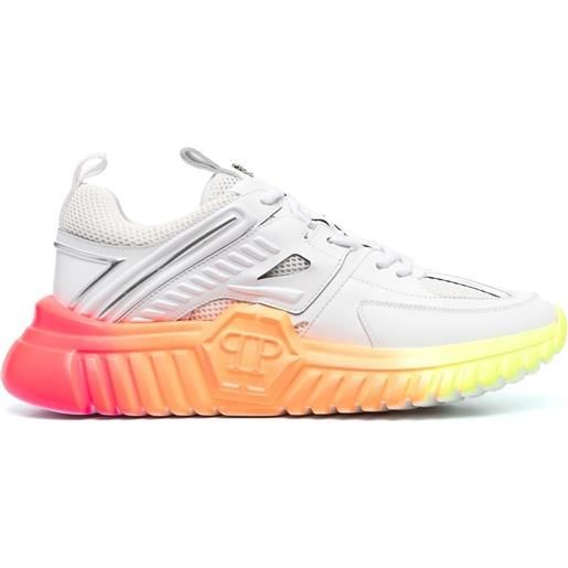 Philipp Plein sneakers runner rainbow - bianco