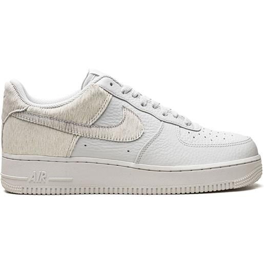 Nike sneakers air force 1 white pony hair heel - bianco