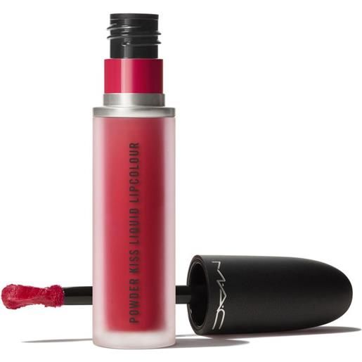MAC powder kiss liquid lipcolour - rossetto liquido elegance is learned