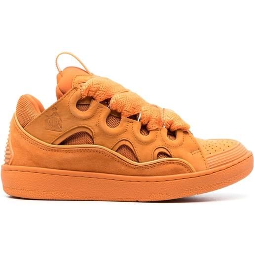 Lanvin sneakers curb - arancione