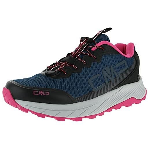 CMP phelyx wmn multisport shoes, scarpe da ginnastica donna, blue ink-fucsia, 36 eu