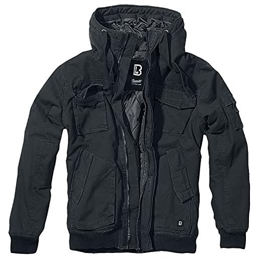 Brandit bronx jacket, giacca da uomo, nero, xl