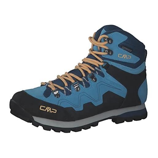 CMP athunis mid wmn trekking shoes wp, scarpe da trekking donna, blue ink-lilac, 36 eu