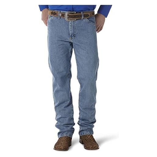 Wrangler george strait - jeans da uomo con taglio cowboy, pietra scura, 38w x 38l