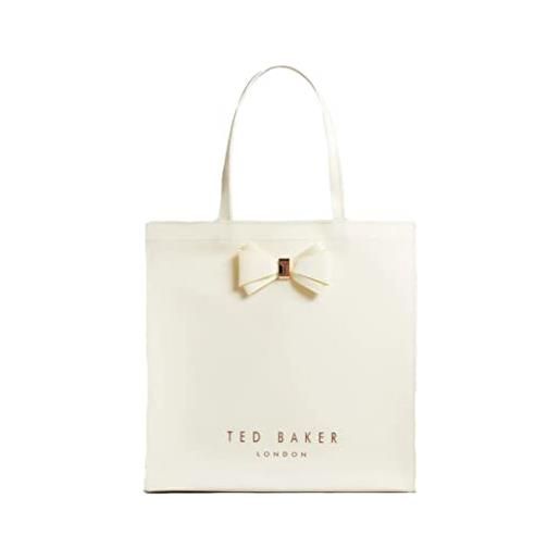 Ted Baker alacon - borsa a tracolla grande con fiocco, avorio