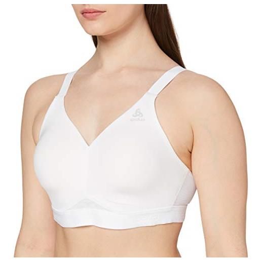 Odlo 13121b-10000, classic high sports bra donna, white, 90