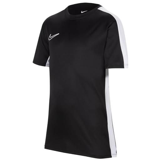 Nike unisex kids short-sleeve soccer top y nk df acd23 top ss, obsidian/volt/white, dr1343-452, m