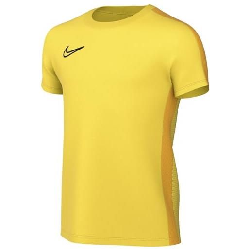 Nike unisex kids short-sleeve soccer top y nk df acd23 top ss, obsidian/volt/white, dr1343-452, l