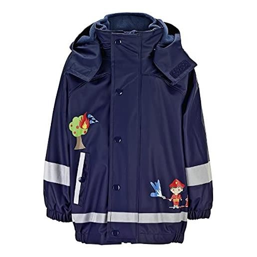 Sterntaler regenjacke mit innenjacke giacca da pioggia, blu marino, 5 anni unisex-bimbi