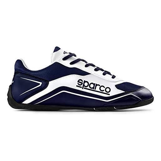 Sparco 00128848bmbi, mocassino unisex-adulto, nero, 48 eu