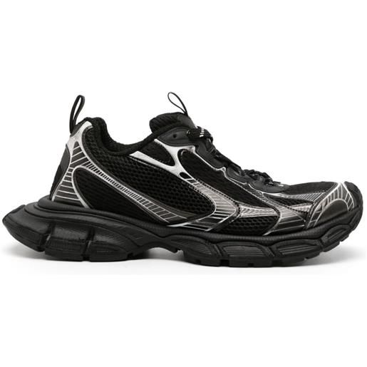 Balenciaga sneakers 3xl con inserti a rete - nero