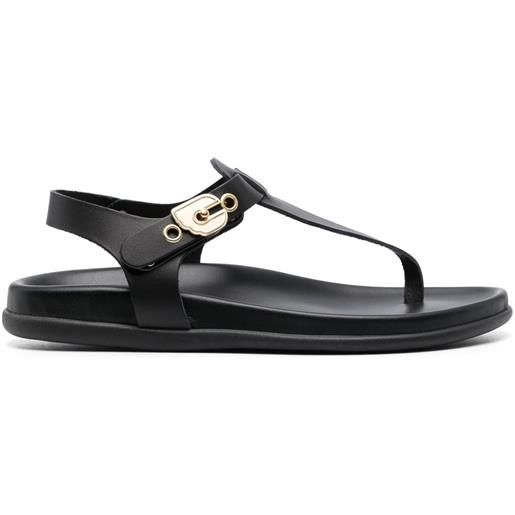 Ancient Greek Sandals sandali con fibbia - nero