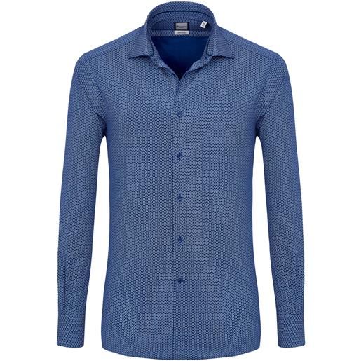 Camicissima camicia trendy blue con fantasia francese