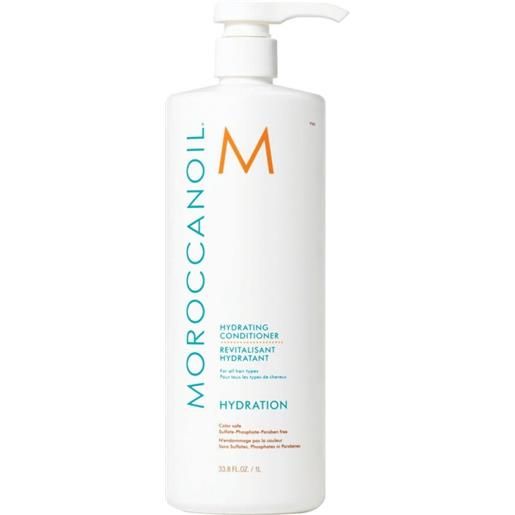 Moroccanoil hydrating conditioner 1000ml - balsamo nutriente capelli normali a secchi