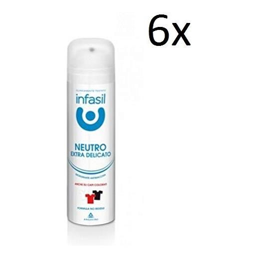 Infasil 6 x Infasil neutro extra delicato 48h deodorante spray anti-traspirante 150 ml