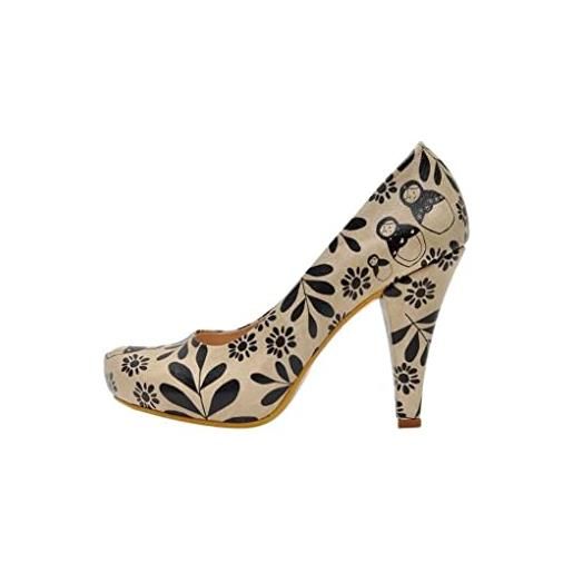 DOGO high heels, pompa donna, multicolor, 39 eu