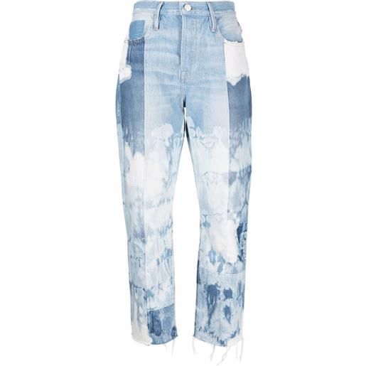 FRAME jeans con design patchwork - blu