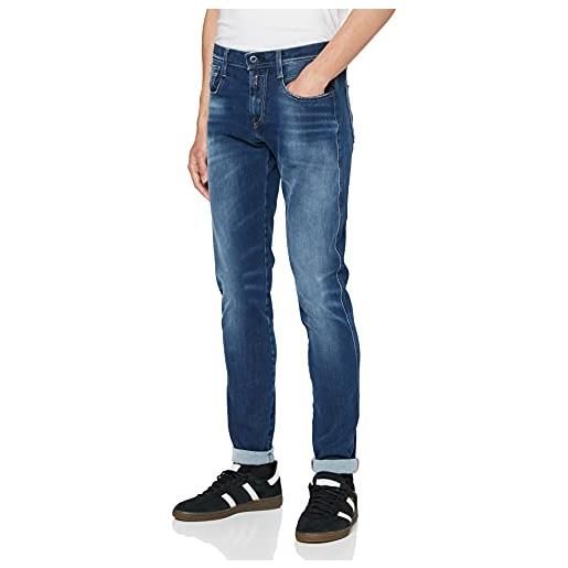 Replay anbass jeans, medium blue s16, 31w / 36l uomo