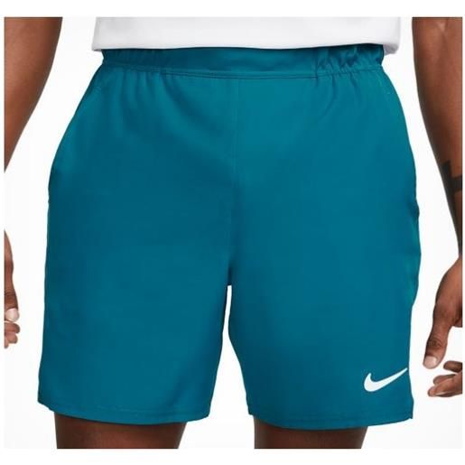 Nike m nkct df vctry 7in short green abyss/green tennis uomo
