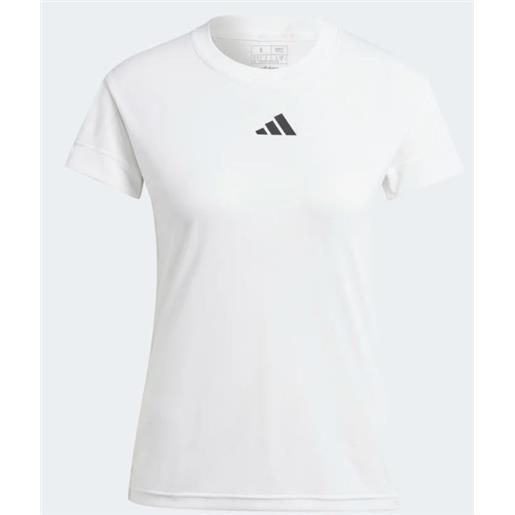 Adidas freelift tee white t-shirt m/m tennis bianca donna