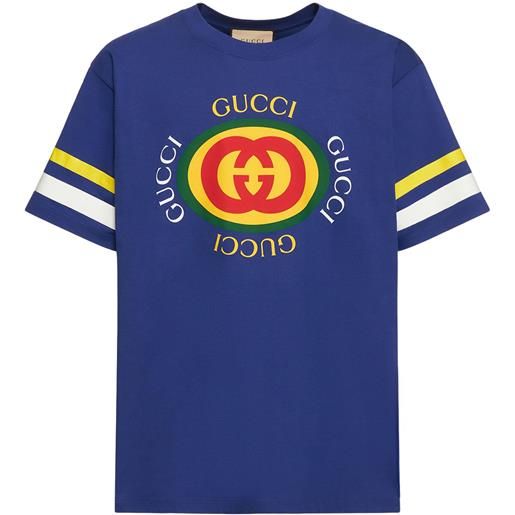GUCCI t-shirt oversize in cotone con logo