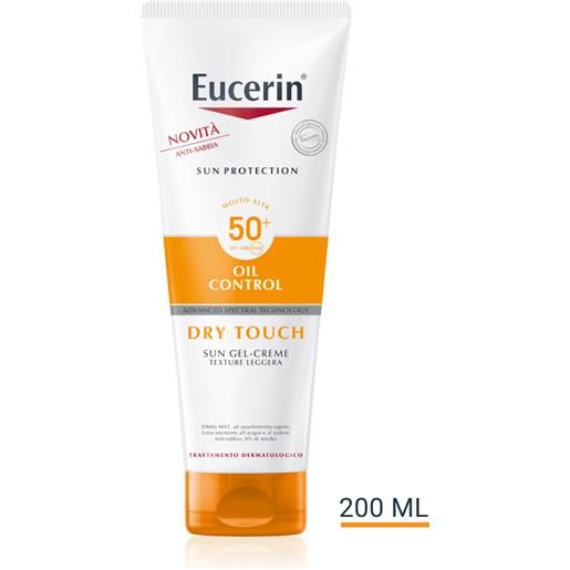 BEIERSDORF SPA eucerin sul oil control dry touch spf50+ - crema gel solare corpo dalla texture leggera - 200 ml