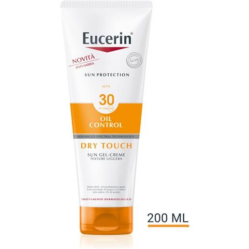 BEIERSDORF SPA eucerin sul oil control dry touch spf30 - crema gel solare corpo tocco secco dalla texture leggera - 200 ml