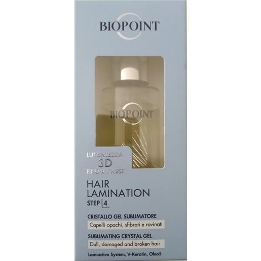 Biopoint hair lamination step 4 - cristallo gel sublimatore 50 ml