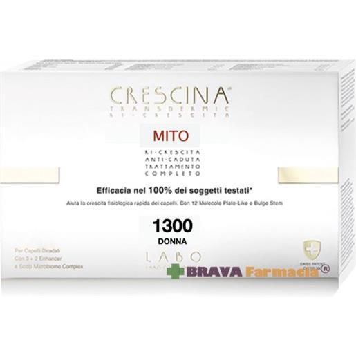 CRESCINA LABO crescin mito ricrescita - anticaduta 1300 donna 10+10 fiale