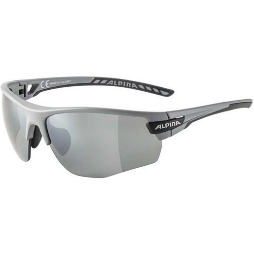 Alpina tri-scray 2.0 hr mirrored polarized sunglasses grigio black mirror/cat3 + clear/cat0 + orange mirror/cat2