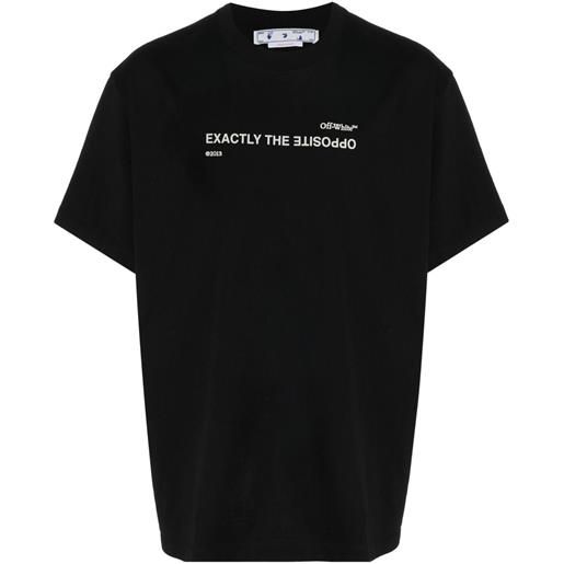 Off-White t-shirt con stampa - nero