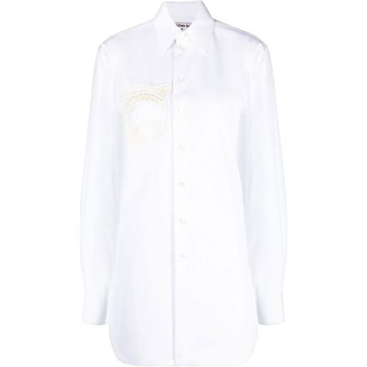 Stella McCartney camicia con applicazione - bianco